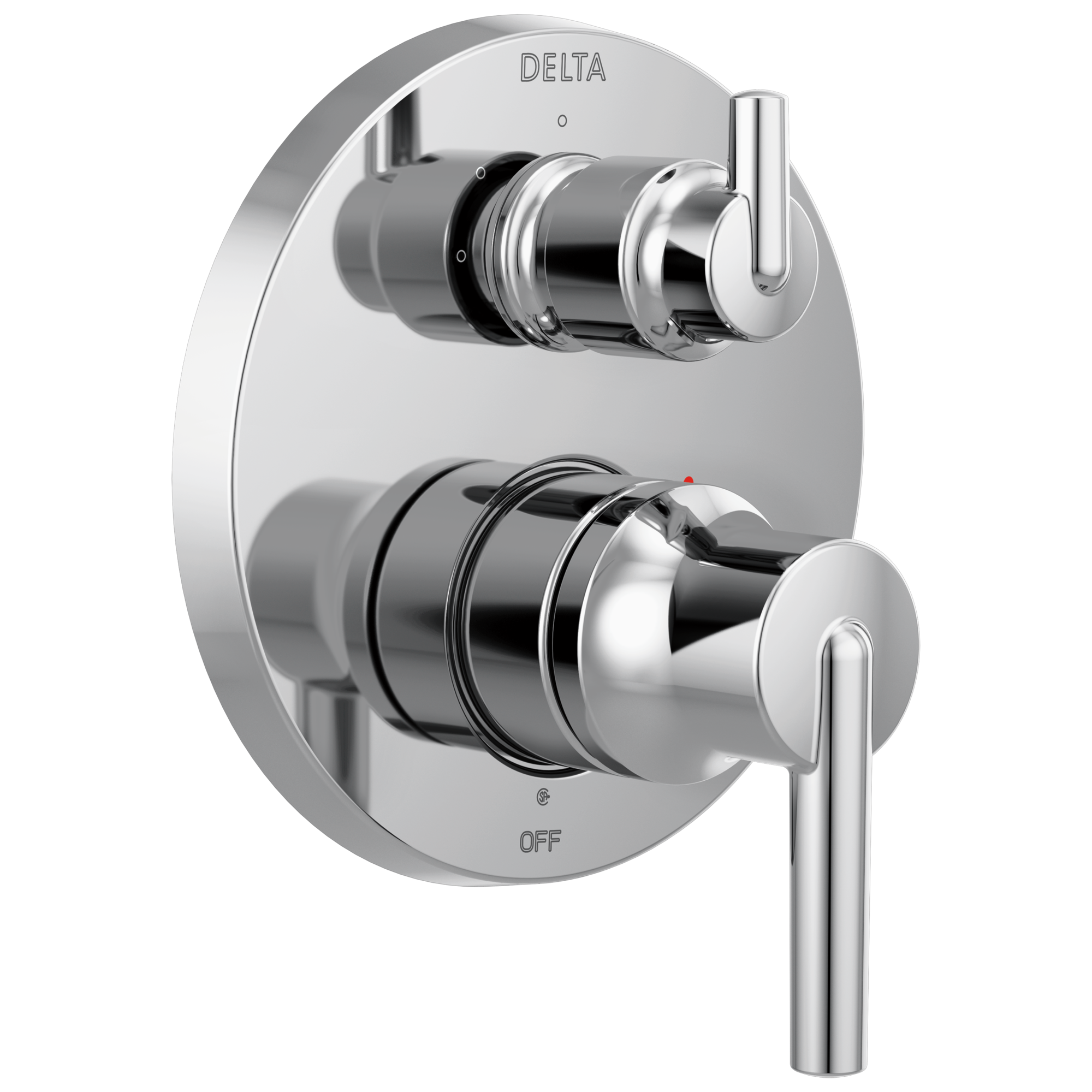 Delta Trinsic:T24859 Contemporary Two Handle Monitor 14 Series Valve Trim with 3-Setting Integrated Diverter