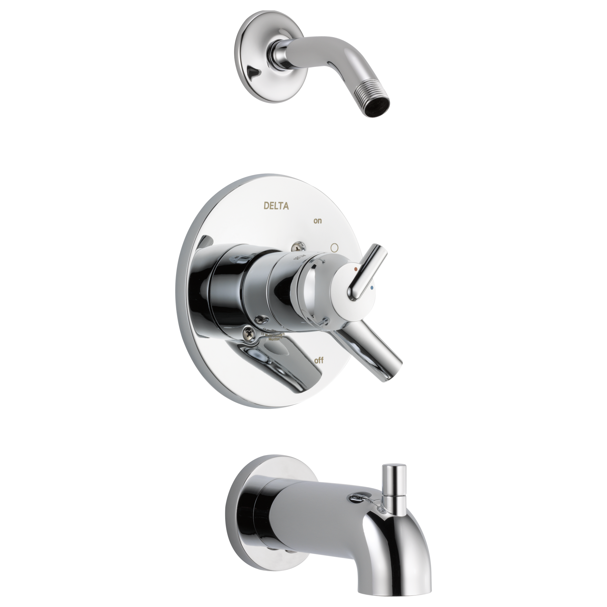 Delta Trinsic:T17459 Monitor 17 Series Tub & Shower Trim - Less Shower Head