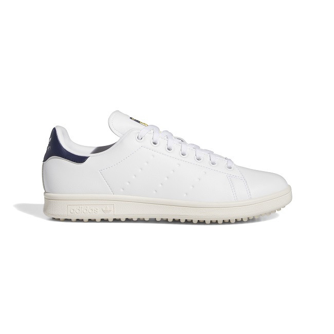 Adidas Golf Unisex Stan Smith Spikeless Shoes White/Collegiate Navy/Off White 9