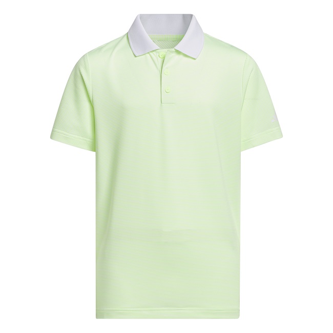 Adidas Golf Juniors Boys Striped Polo