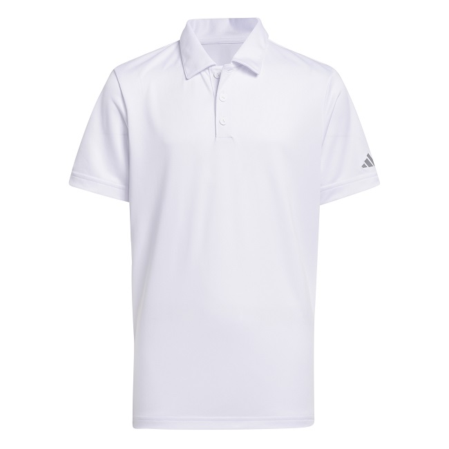 Adidas Golf Juniors Performance Polo White Small