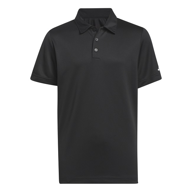 Adidas Golf Juniors Performance Polo Black Extra Large