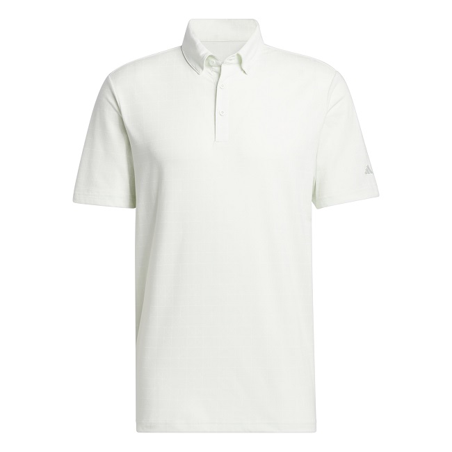 Adidas Golf Go-To Printed Polo Crystal Jade Large